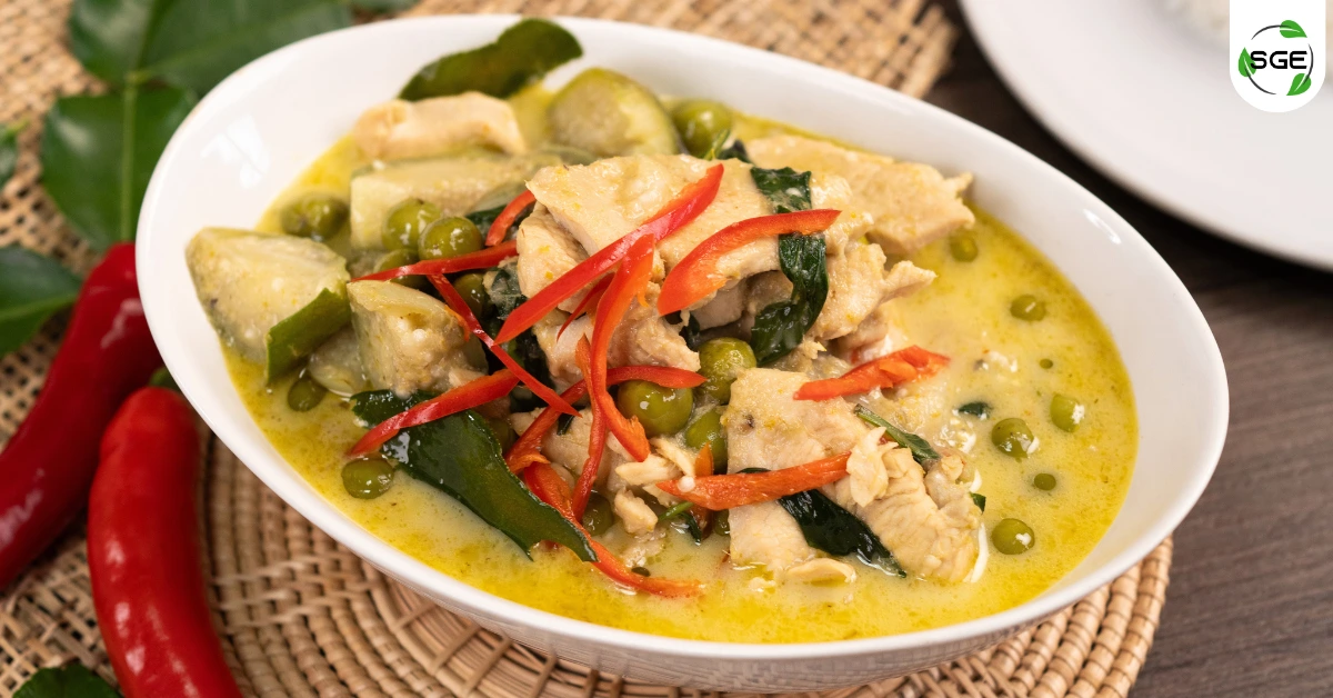 วิธีทำ แกงเขียวหวานไก่ กะทิแตกมัน มะเขือไม่ดำ
